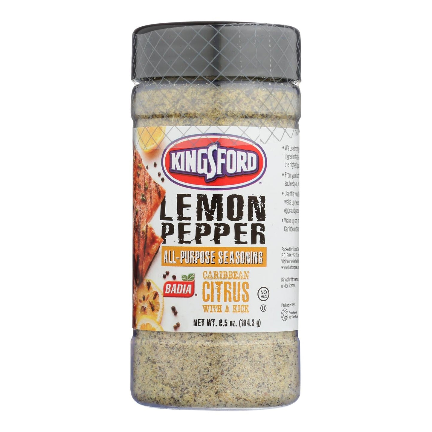 Badia Lemon Pepper Seasoning, Value Pack of 6 - 6.5 oz. Shakers