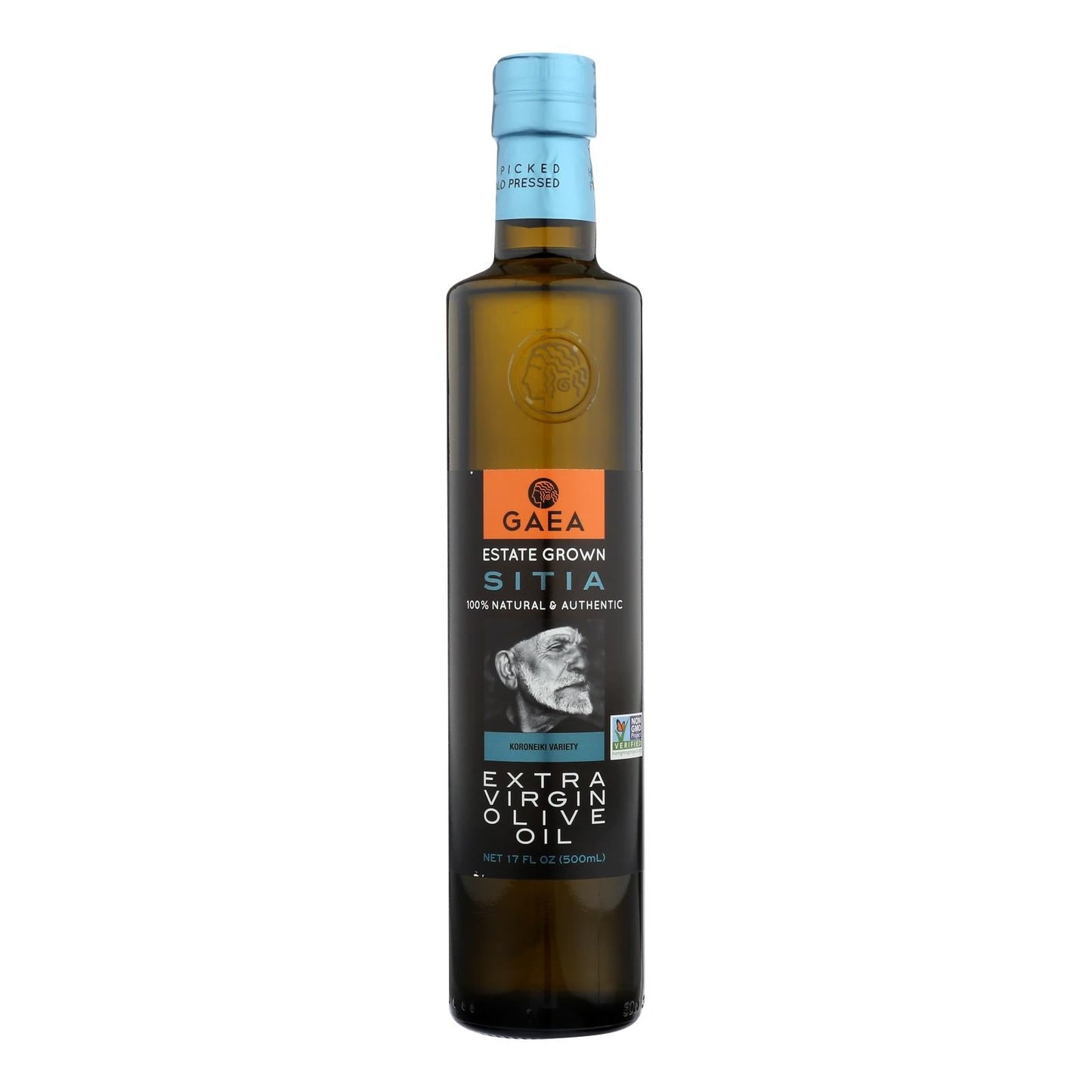 Extra Virgin Gaea Olive Oil (Pack of 6) - Kritsa Estate, Crete - 17 Oz