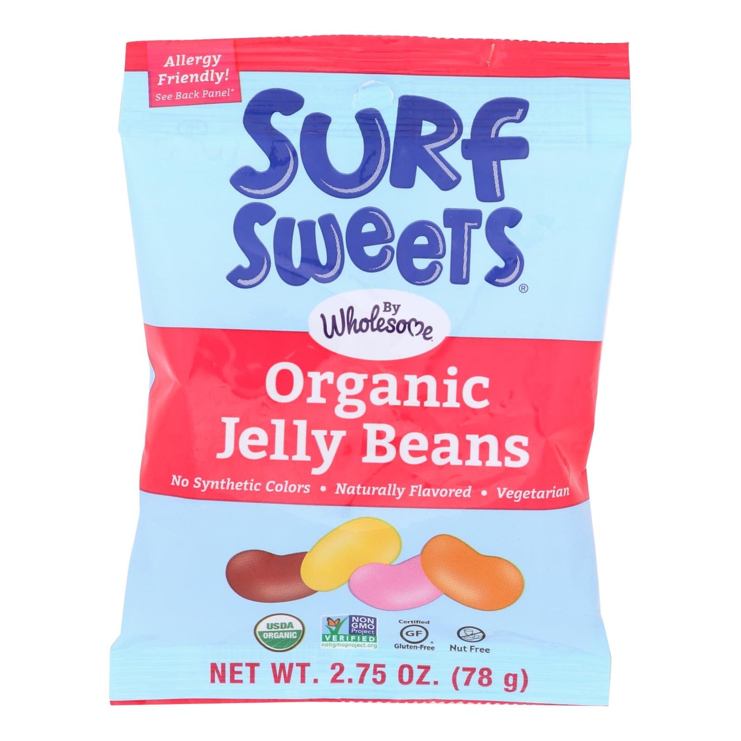 Surf Sweets Organic Jelly Beans - 12 Count, 2.75 Oz.