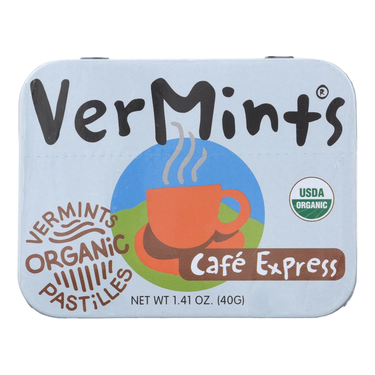 Vermints All-Natural Cafe Express Pastilles, 1.41 oz, Pack of 6