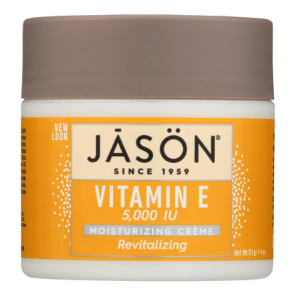 Jason Moisturizing Creme: Replenishing Vitamin E (Pack of 4 - 5000 IU Oz.)