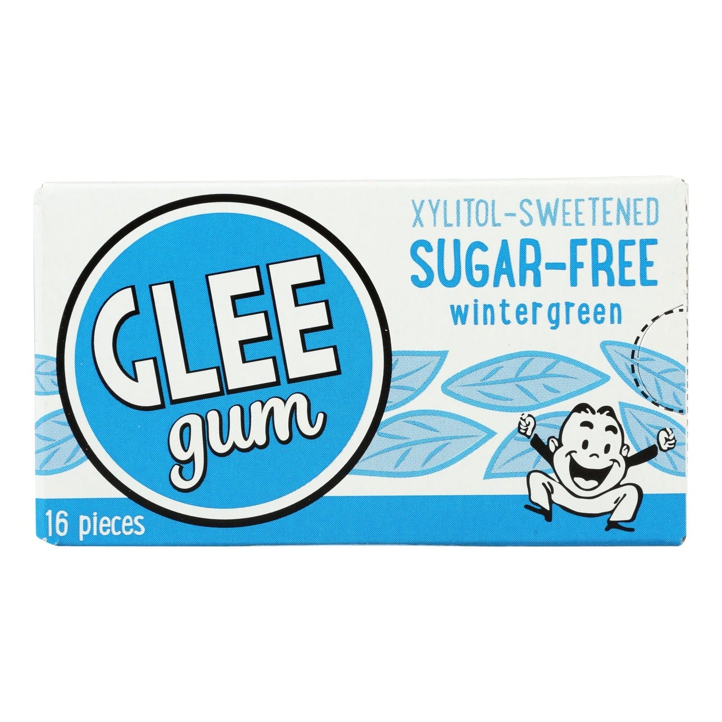 Glee Gum Sugar-Free Wintergreen 16-Piece Pack