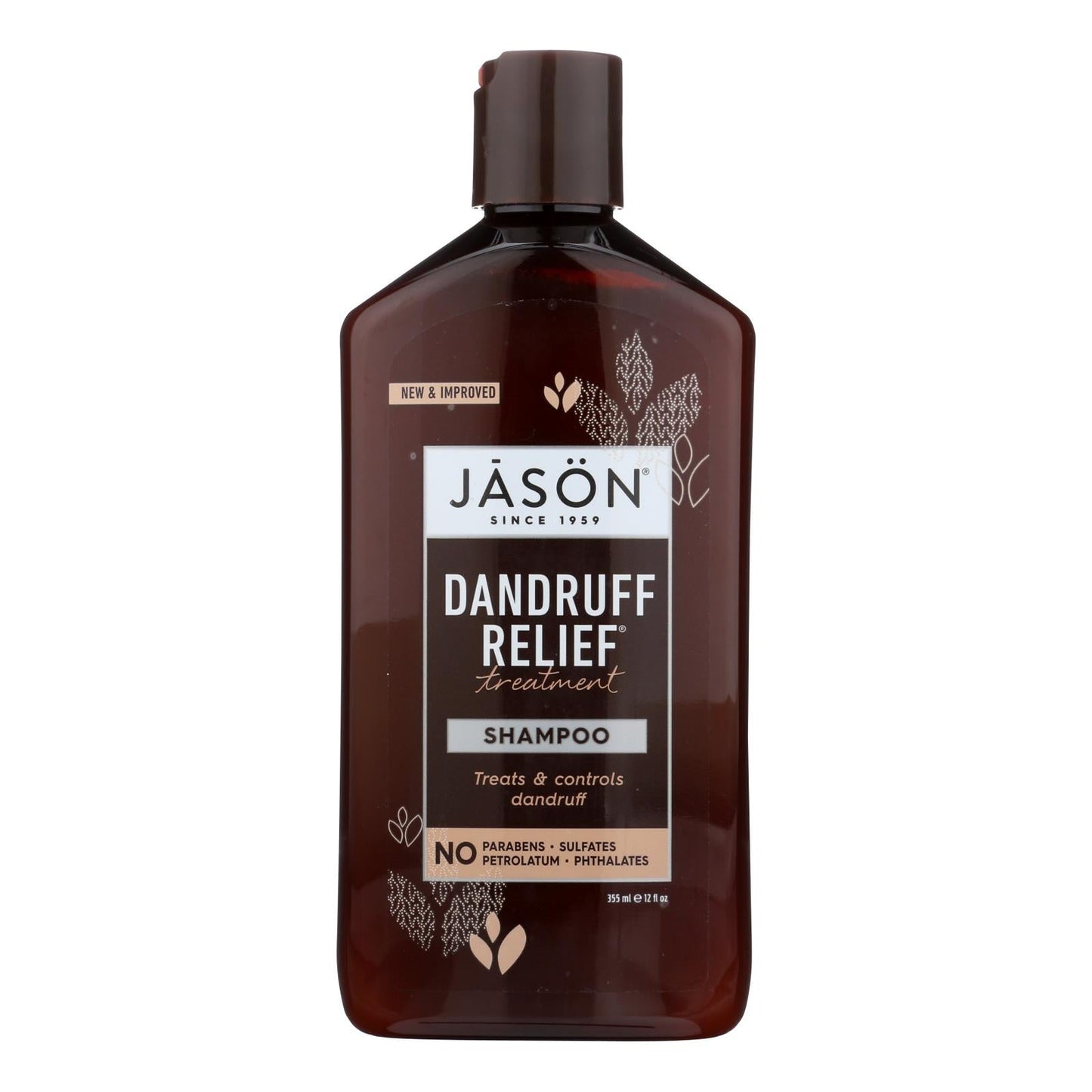 Jason Anti-Dandruff DTX Dandruff Relief Shampoo (12 Fl Oz.)