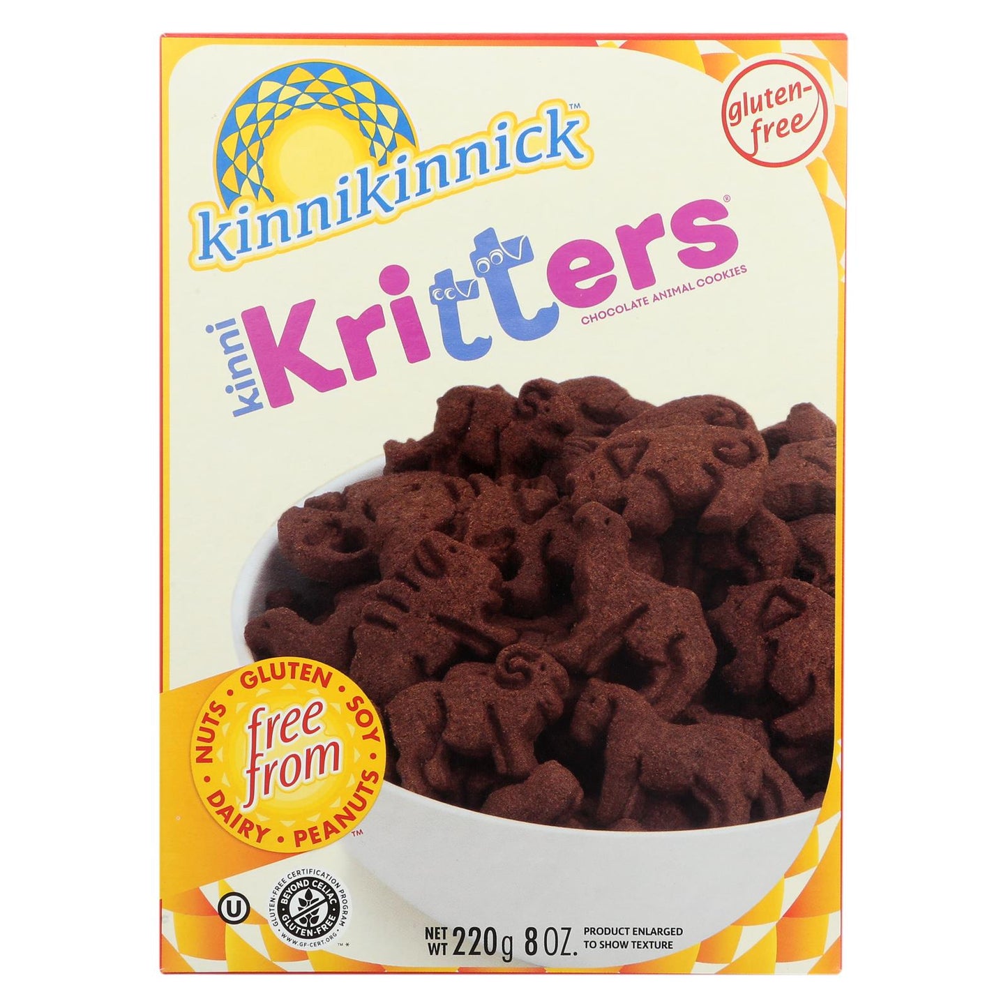 Kinnikinnick Mini Cocoa Animal Cookies (Pack of 6 - 8 Oz.)