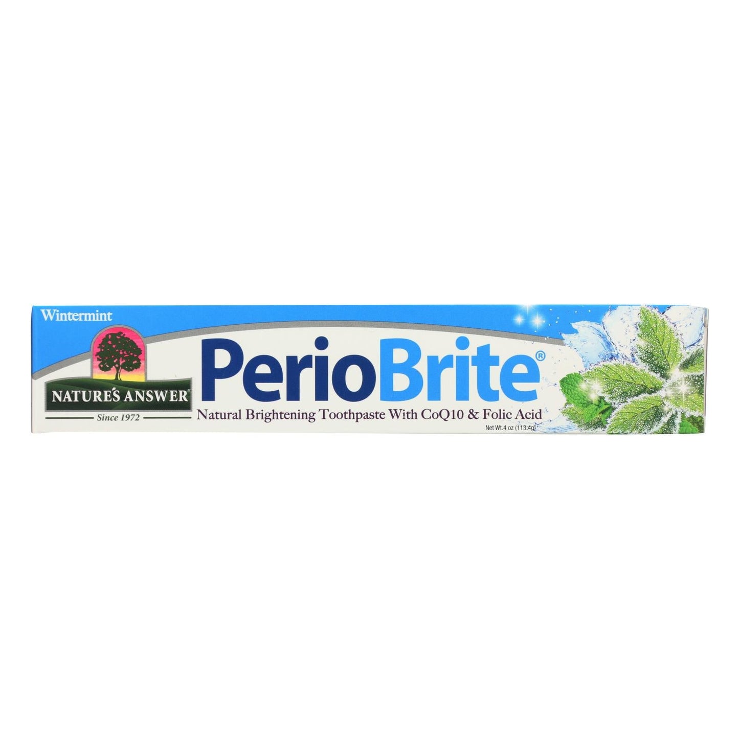Nature‚Äôs Answer Periobrite Wintermint Natural Brightening Toothpaste (4 Oz.)