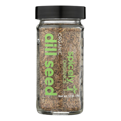 Spicely Organics Dill Seed: Organic, Aromatic Spice (3 Pack - 1.1 Oz.)