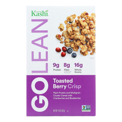 Kashi Multigrain Golean Crisp Toasted Berry Crumble Cereal, 12-Pack, 14 Oz Each