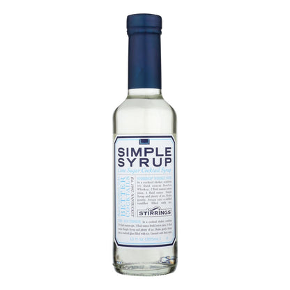 Stirrings Bar Ingredients Classic Simple Syrup (Pack of 6 - 12 Fl Oz)
