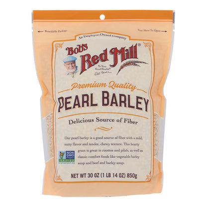 Bob's Red Mill Pearled Barley (Pack of 4, 30 oz) | Barley Grains | Good Source of Fiber
