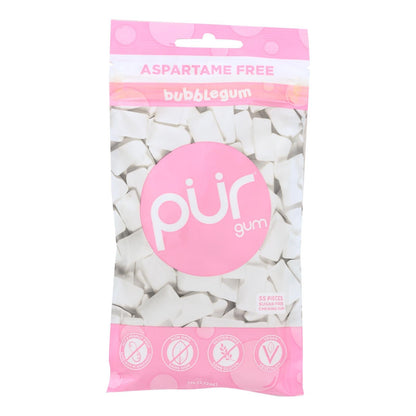 Pur Gum - Pack of 12 Bubble Gum, 77g