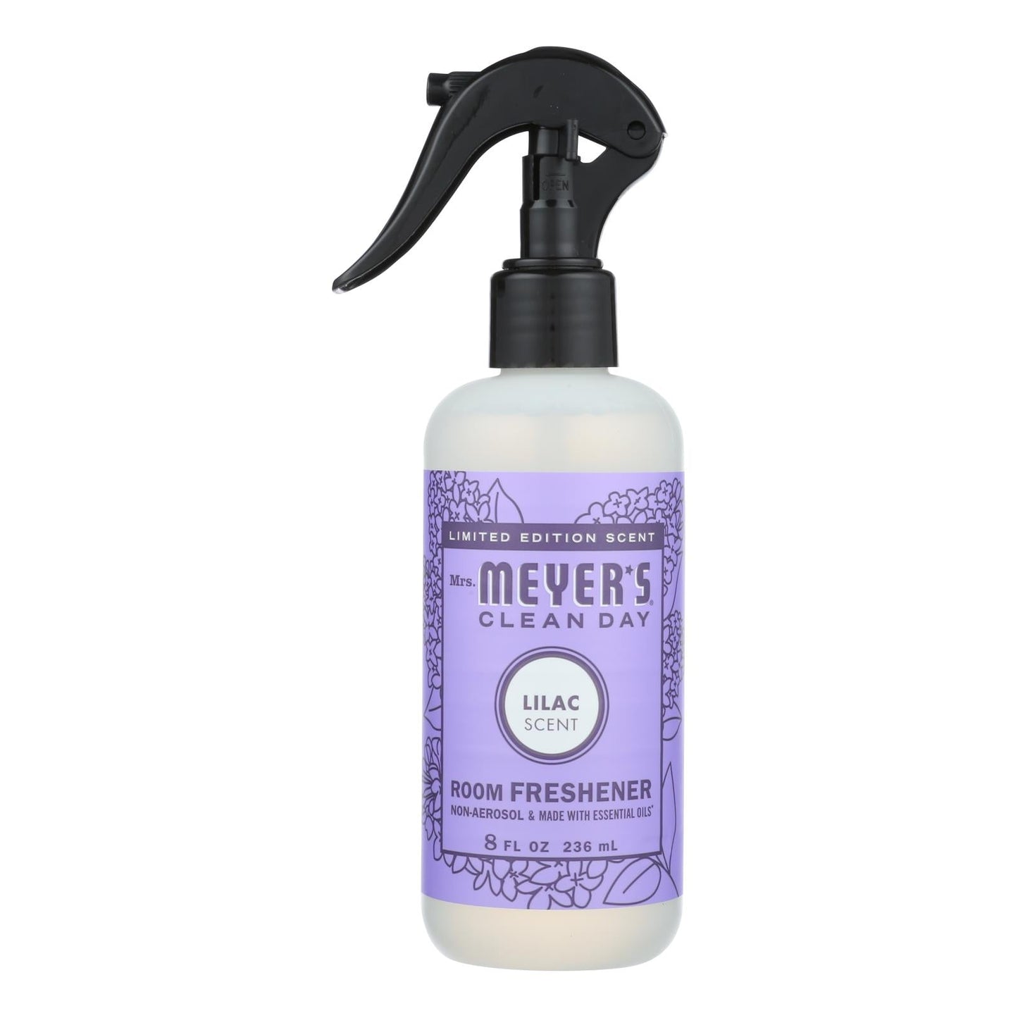 Mrs. Meyer's Clean Day: Lilac Room Freshener, 6 Pack of 8oz, Long-lasting Aroma