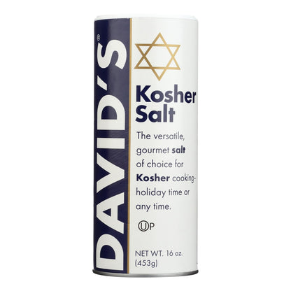 David's Kosher Salt, 16 Oz. (Pack of 12)