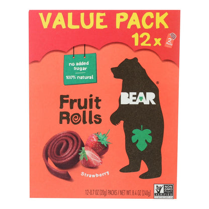 Bear Fruit Rolls Strawberry 5-Pack (8.5 Oz. Each)