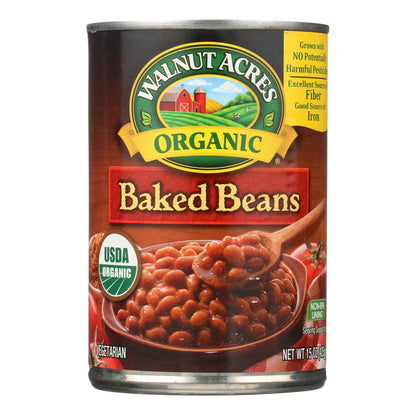 Organic Walnut Acres Baked Beans (Pack of 12 - 15 Oz.)