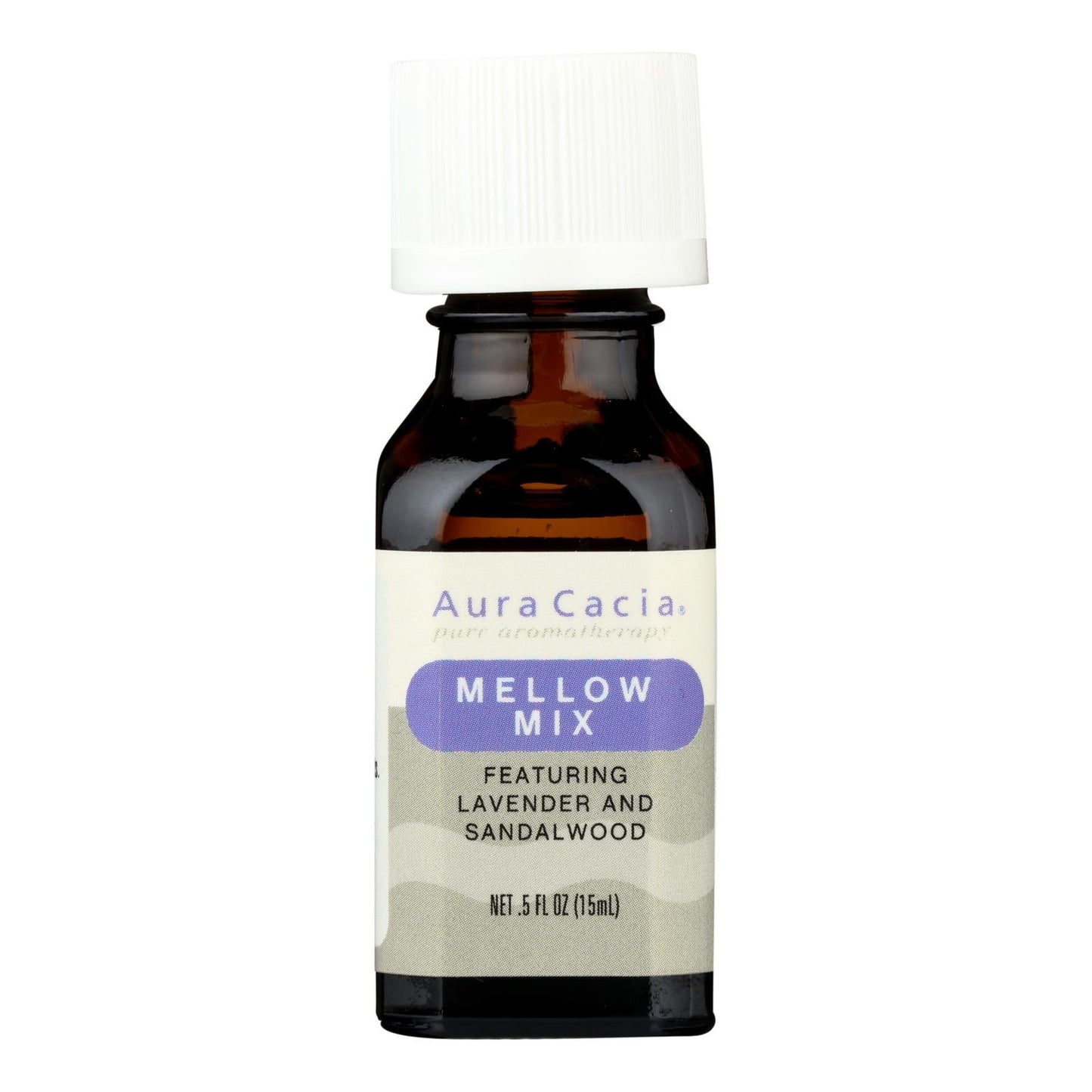Aura Cacia Mellow Mix Essential Oil Blend (0.5 Oz)