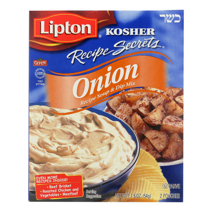 Lipton Onion Soup Mix — Kosher Recipe Secrets, 12 Pack, 1.9 oz. Envelopes