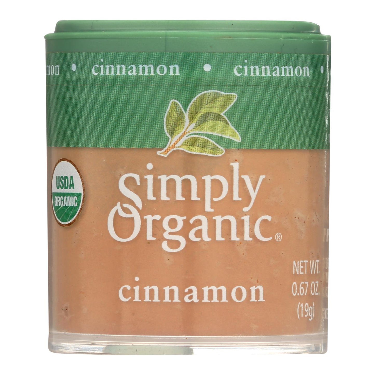 Simply Organic Cinnamon, Ground, A Grade, 0.67 Oz, Case of 6