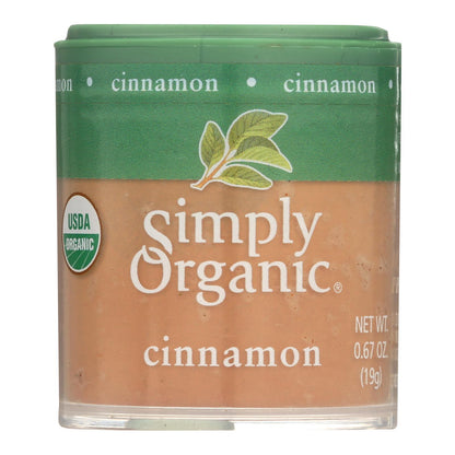 Simply Organic Cinnamon, Ground, A Grade, 0.67 Oz, Case of 6