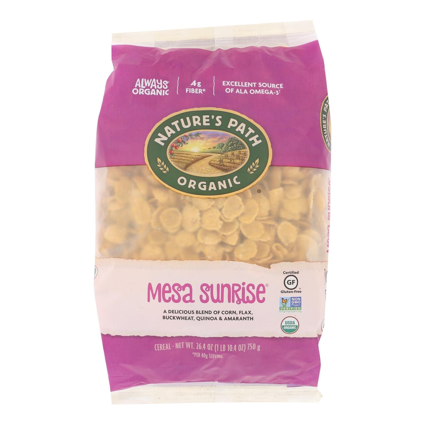 Nature's Path Organic Mesa Sunrise Flakes Cereal: Wholesome and Delicious Choice (Pack of 6)