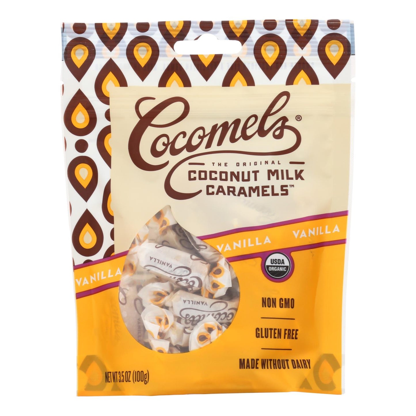 Cocomel Vanilla Flavor Organic Coconut Milk Caramels - 6-Pack, 3.5 Oz. Each