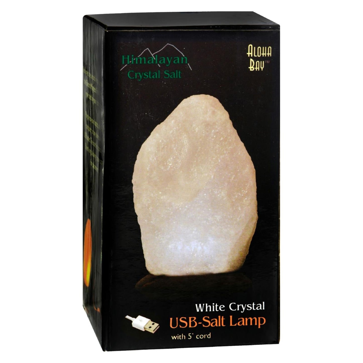 Himalayan Salt Lamp - White USB 4 Inch