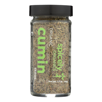 Spicely Organics Organic Cumin Seeds Whole for Culinary Delights (Pack of 3)