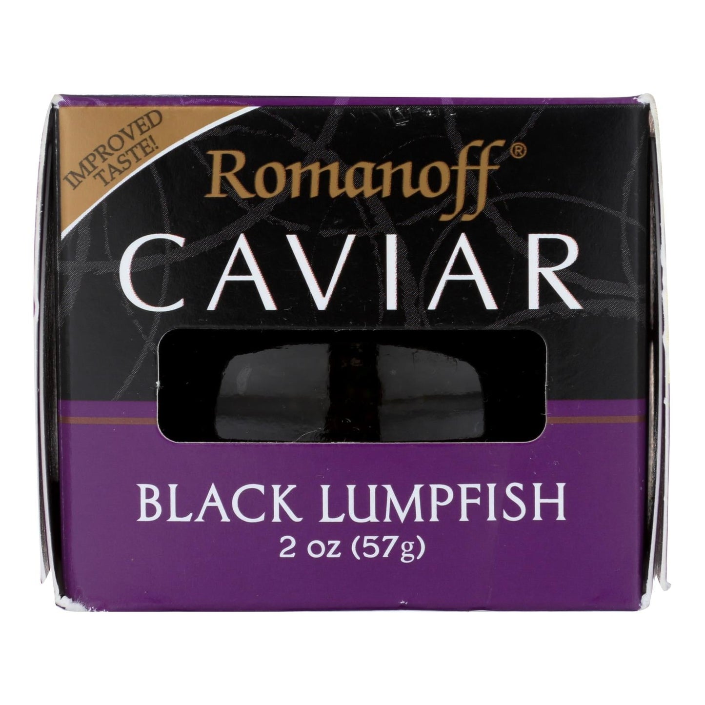 Romanoff Caviar -   Black Lumpfish (6 x 2 Oz.)