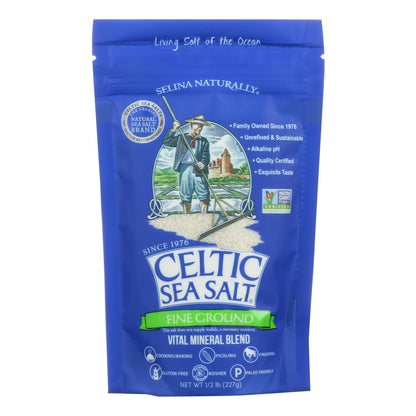 Bulk Pack of 6, Celtic Sea Salt Fine Ground (2 lb.)