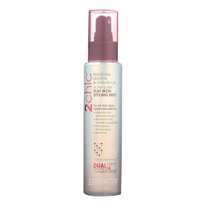Giovanni 2chicBrazilian Keratin & Argan Oil Flat Iron Styling Mist - 4 Fl Oz