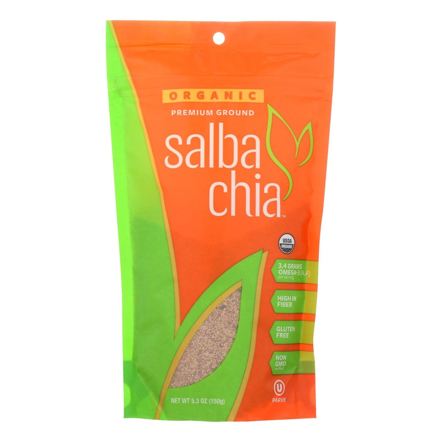 Premium Organic Ground Chia Seeds - 5.3 Oz