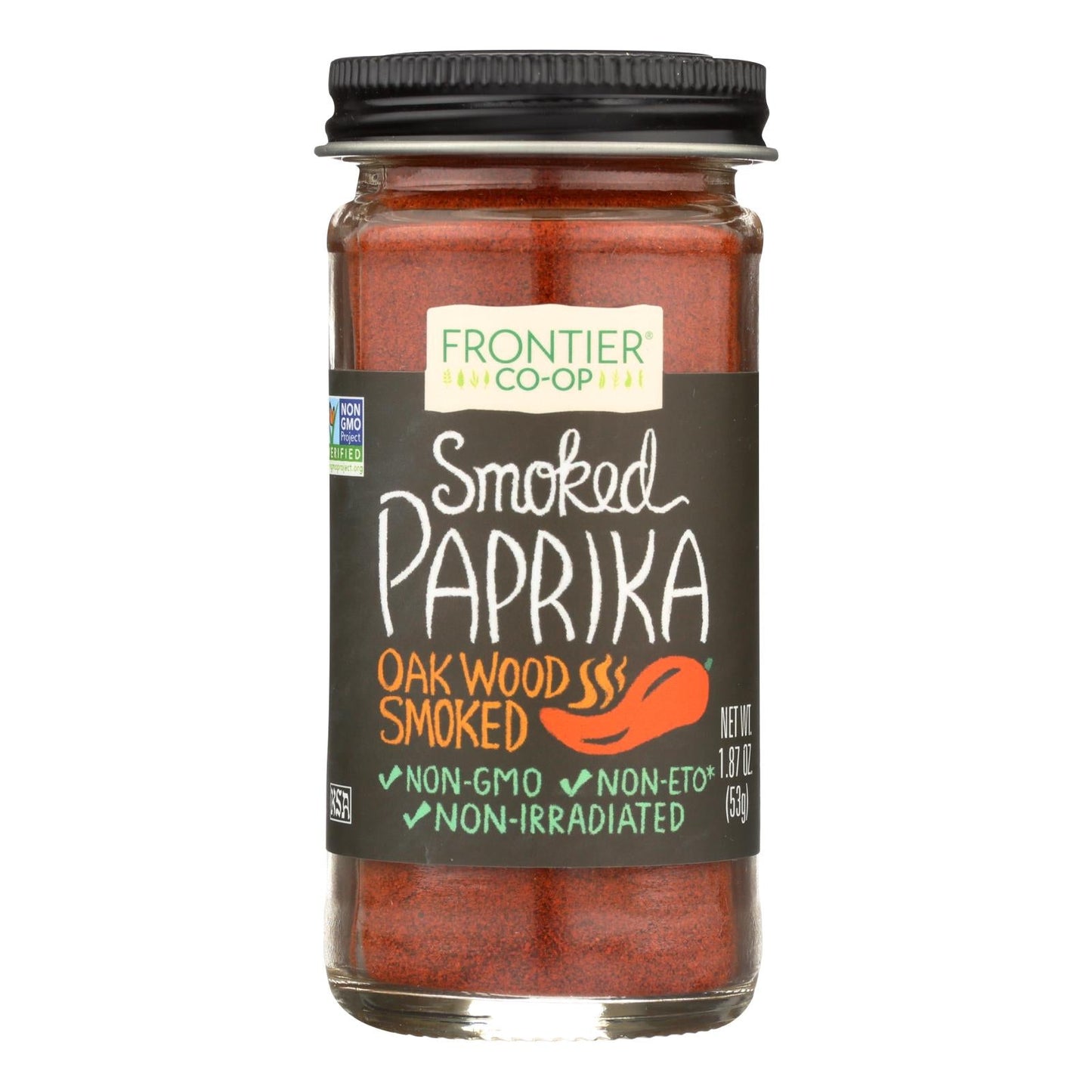 Frontier Smoked Paprika Ground - Rich Color and Robust Flavor - 1.87 Oz