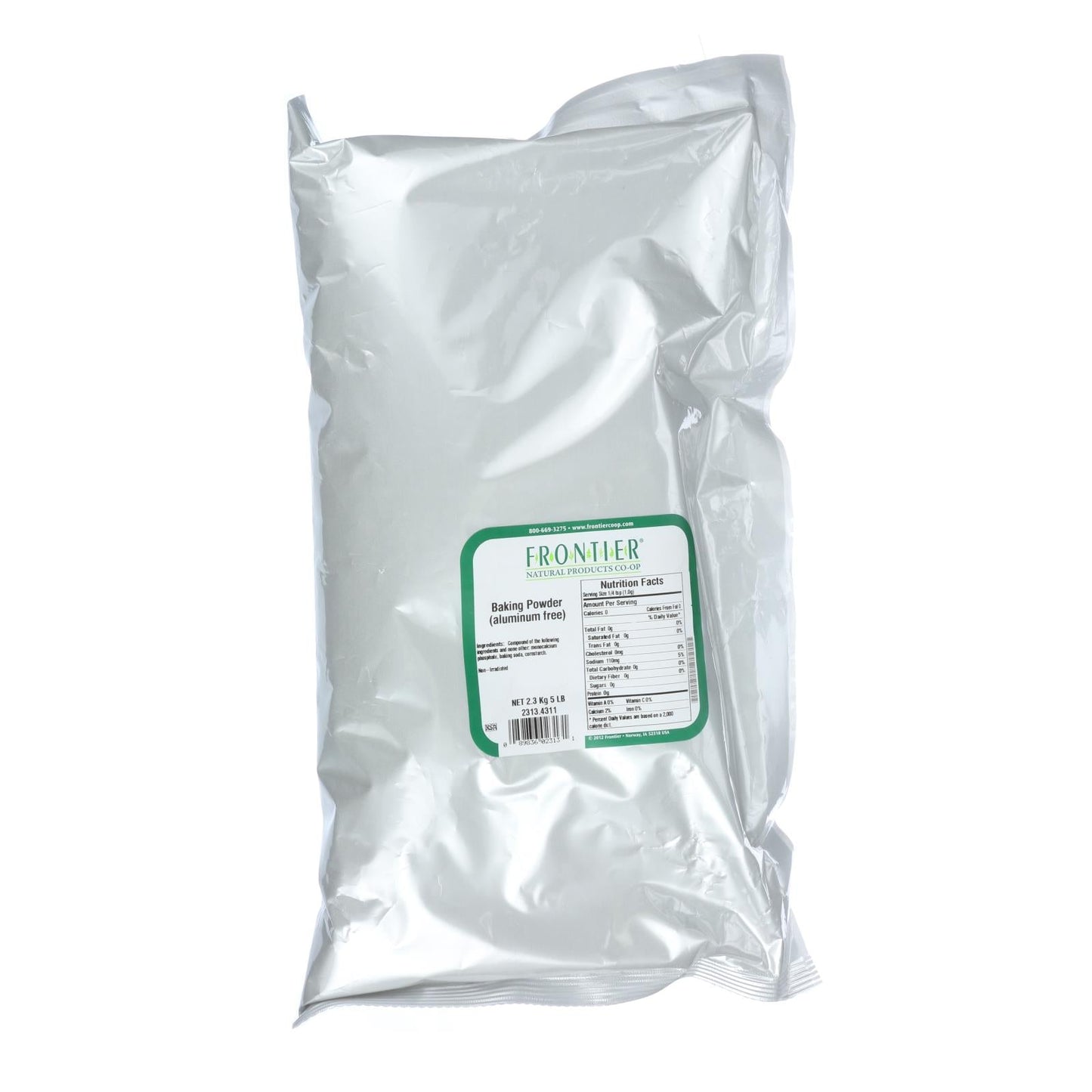 Frontier Herb Aluminum-Free Baking Powder - 5lb