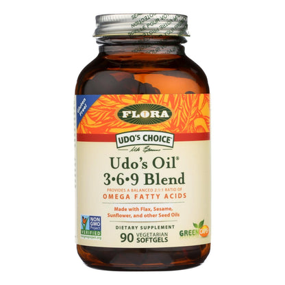 Flora Udo's Oil 3-6-9 Blend, 90 Softgels