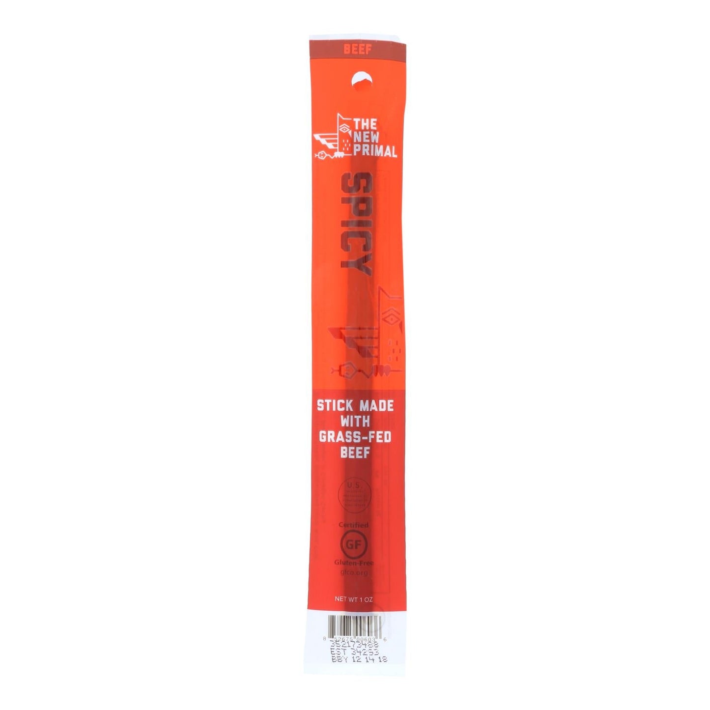The New Primal Spicy Beef Sticks (20 Pack, 1 Oz. Each)