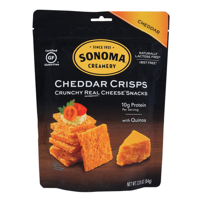 Sonoma Creamery Cheddar Crisps, 12 Pack, 2.25 Oz. Each