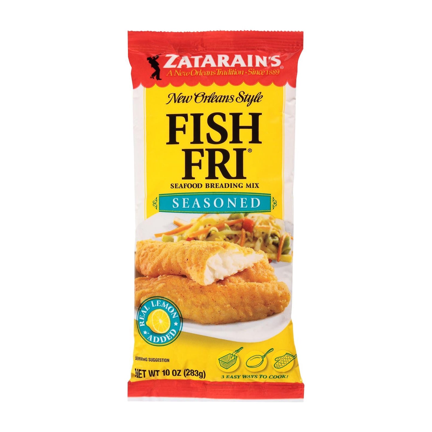 Zatarain's Fish Fry Seasoned Mix, 10 Oz. (Pack of 12)
