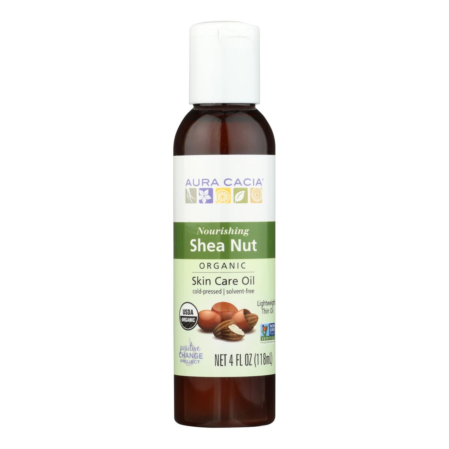 Aura Cacia Shea Nut Body Oil, 4 Fl Oz