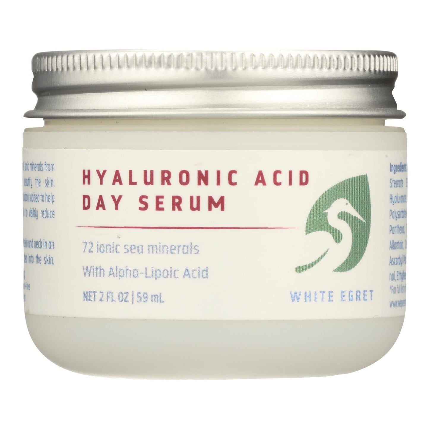 White Egret Hyaluronic Acid Day Serum - 2 Fl oz