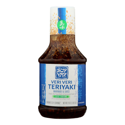 Soy Vay Veri Teriyaki Marinade and Sauce, 21 Oz., Pack of 6