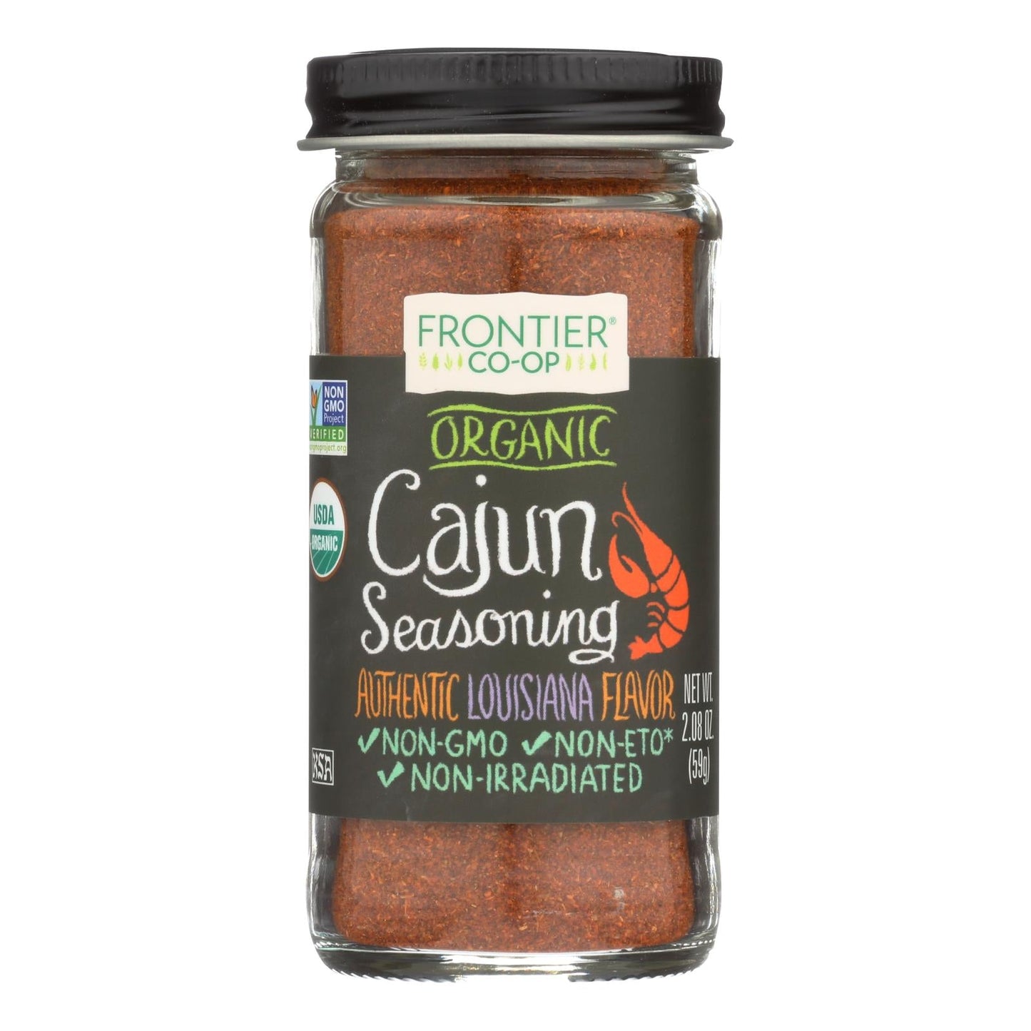 Frontier Herb - Organic Cajun Seasoning Blend (2.08 Oz.)