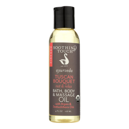 Soothing Touch Ayurveda Tuscan Bouquet Rest and Relax Bath Body Massage Oil