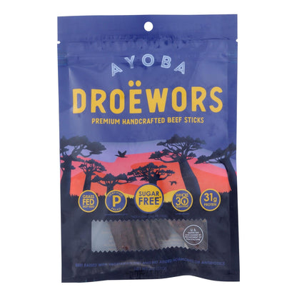 Ayoba-Yo Droewors South African Jerky (Pack of 8 - 2 Oz.)