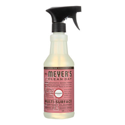 Mrs. Meyer's Clean Day Rosemary Multi-Surface Everyday Cleaner, 16 Fl. Oz., Pack of 6