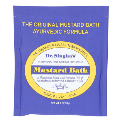 Dr. Singha's Mustard Bath for Relaxation and Relief (14 Packets x 2 Oz.)