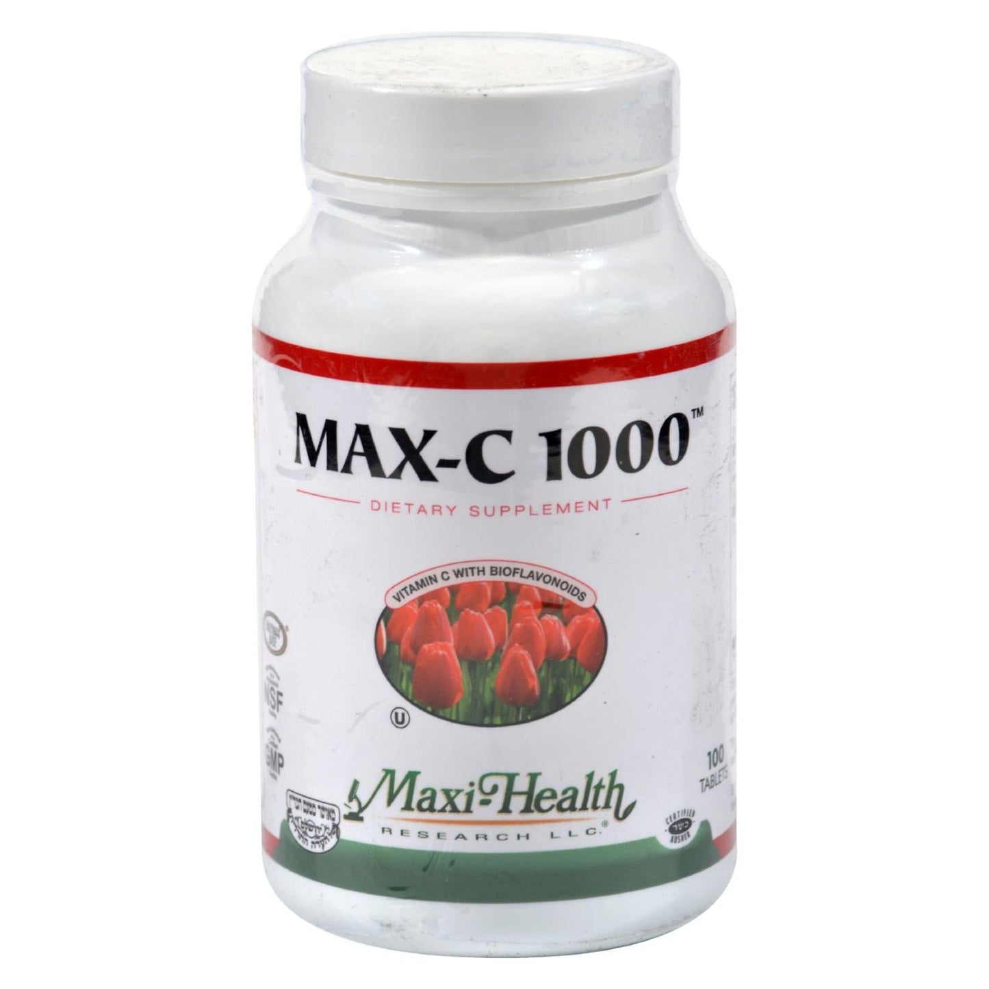 Maxi Health C-1000 with Bioflavonoids (Pack of 100 Tablets - 1000 mg)