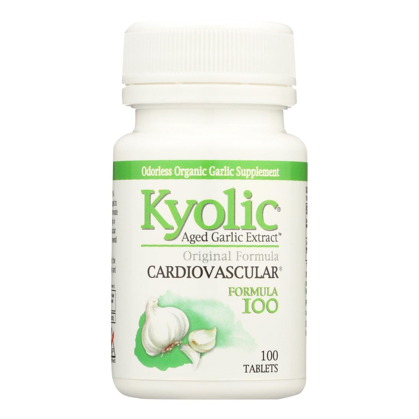 Kyolic Aged Garlic Extract for Heart Health (100 Tablets)