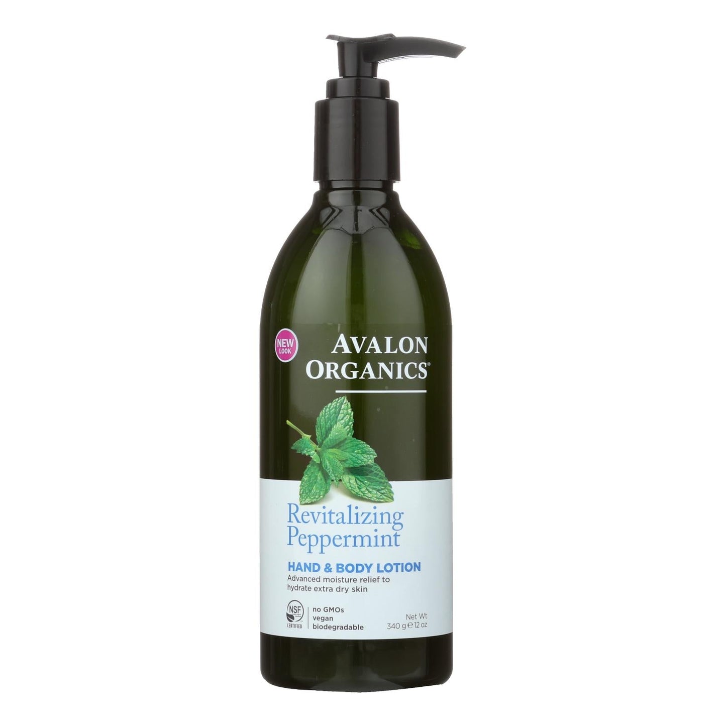 Avalon Organics Hand & Body Lotion, Peppermint - 12 Fl Oz