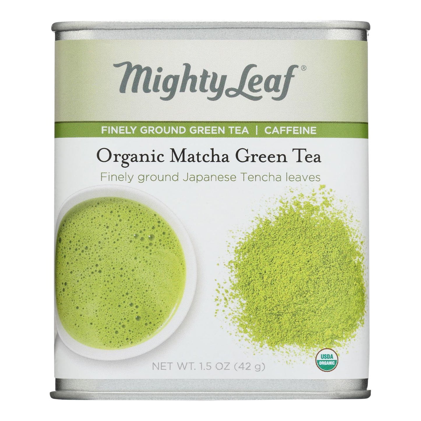 Mighty Leaf Organic Green Matcha Tea Powder (Pack of 6 - 1.5 Oz.)