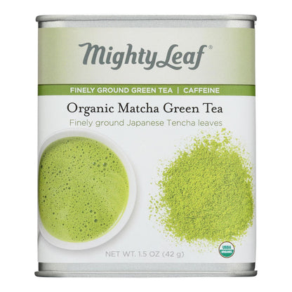 Mighty Leaf Organic Green Matcha Tea Powder (Pack of 6 - 1.5 Oz.)