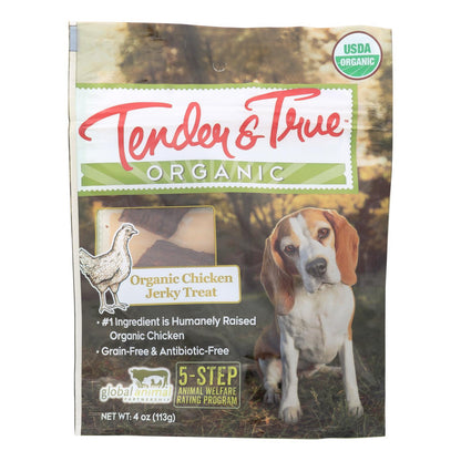 Tender & True Organic Chicken Jerky Treats for Dogs (Pack of 10 - 4 Oz.)
